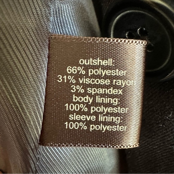 The Limited Navy 2 Button Lined Blazer Sz 4 - Picture 4 of 8